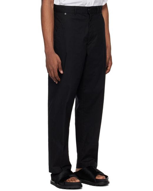 Izzue Black Loose-fit Trousers for men
