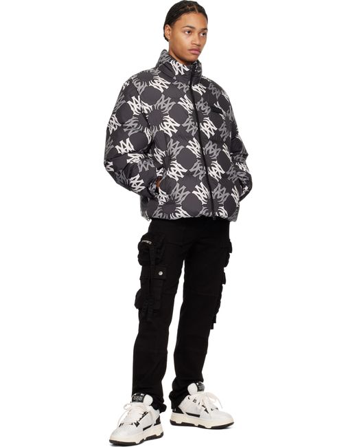 Amiri Black Ma Quad Down Jacket for men