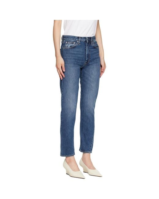 Totême Blue Twisted Seam Jeans