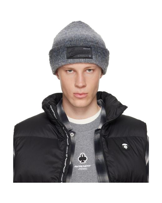 Aape By A Bathing Ape Black Aapeunvs Beanie for men