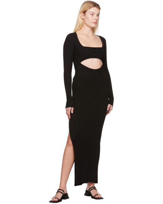 ANDREADAMO Black Andreādamo Cut-out Bodysuit