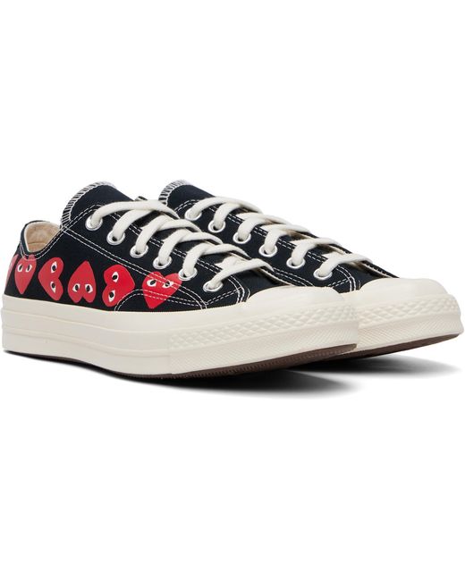 COMME DES GARÇONS PLAY Blue Converse Edition Chuck 70 Multi Heart Sneakers for men
