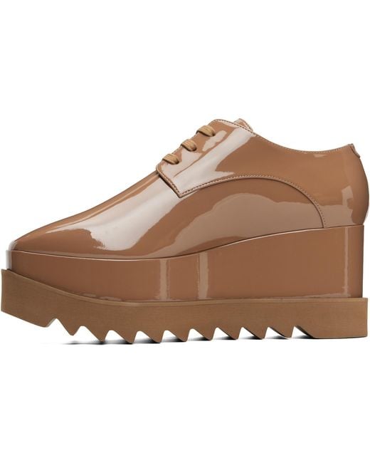 Stella McCartney Black Limited Edition Elyse Monochrome Platform Derbys