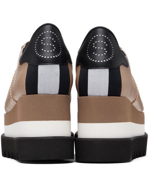 Stella McCartney Black Sneak-Elyse Platform Sneakers