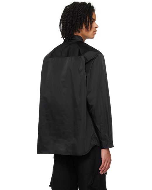 Sophnet Black baggy Shirt for men