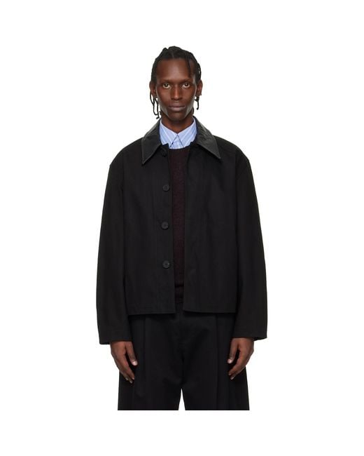 Studio Nicholson Black Aaron Levine Edition Dover Jacket for men