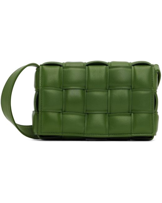 Bottega Veneta ーン スモール パッド入り Cassette バッグ Green