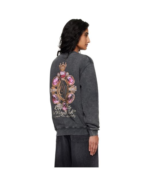 Off-White c/o Virgil Abloh Black Royal Jewels Sweatshirt
