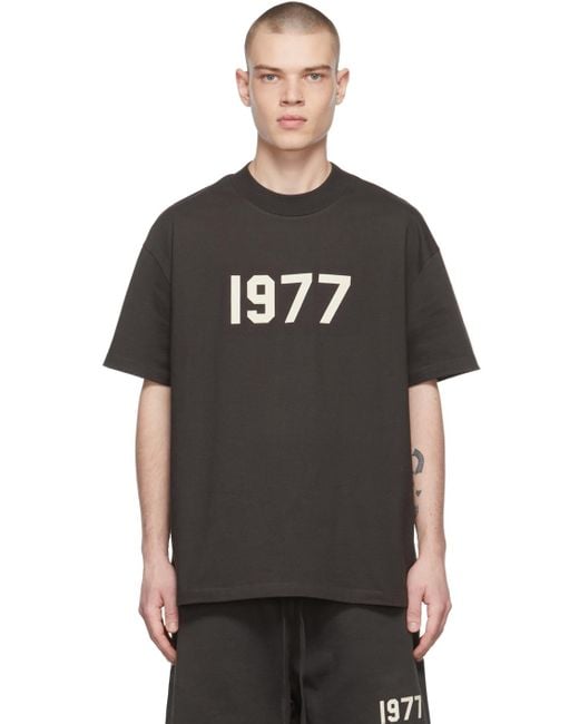 Fear Of God Black '1977' T-Shirt for men