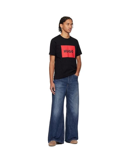 HUGO Red Logo Cotton Jersey T-Shirt for men