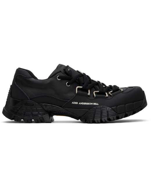 ANDERSSON BELL Black Trainer Diagonale Sneakers for men