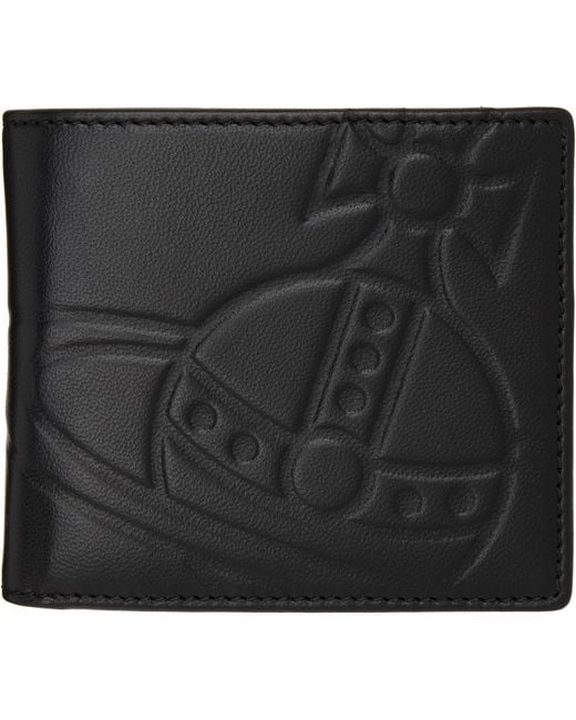 Vivienne Westwood Black Billfold Wallet for men
