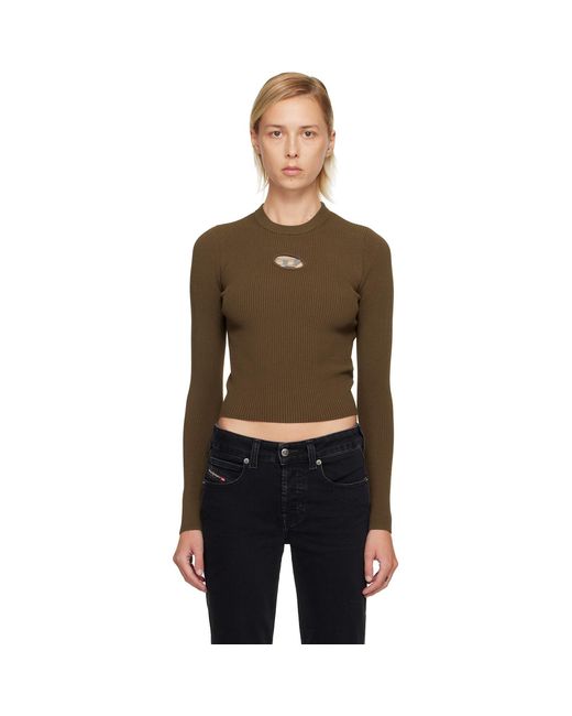 DIESEL Black Khaki M-Valari Sweater