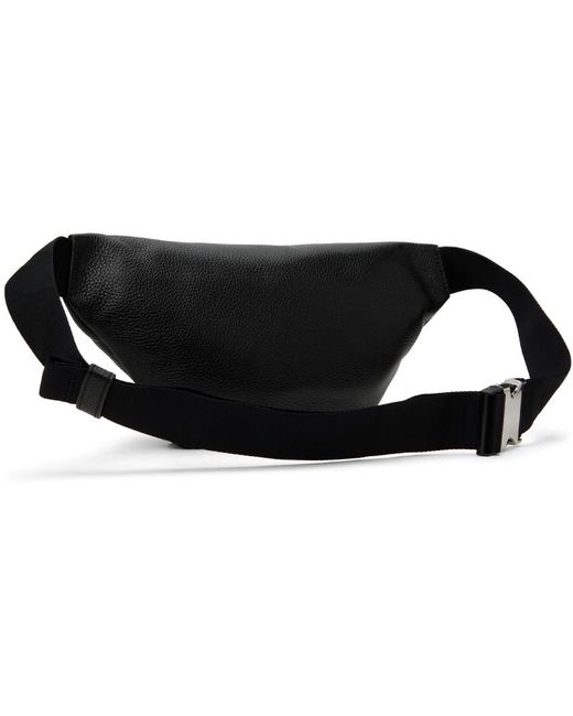 Marc Jacobs Black 'the Leather Belt Bag' Pouch