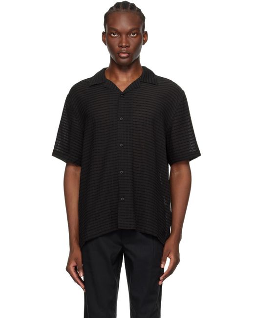 Saturdays NYC Black Canty Shirt for men