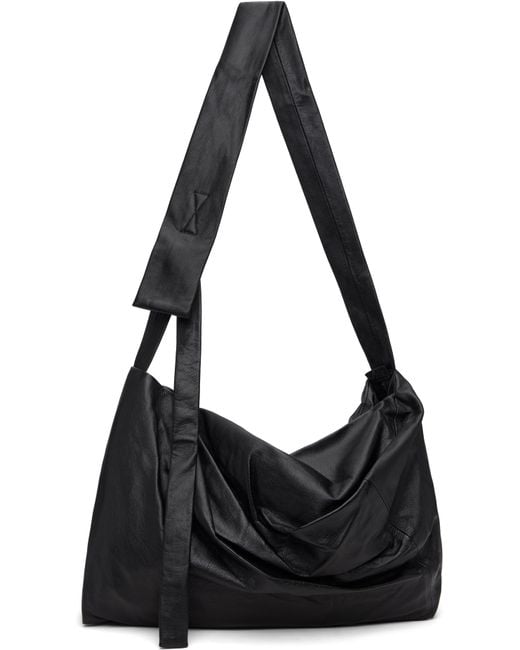 Yohji Yamamoto Black Puff Bag
