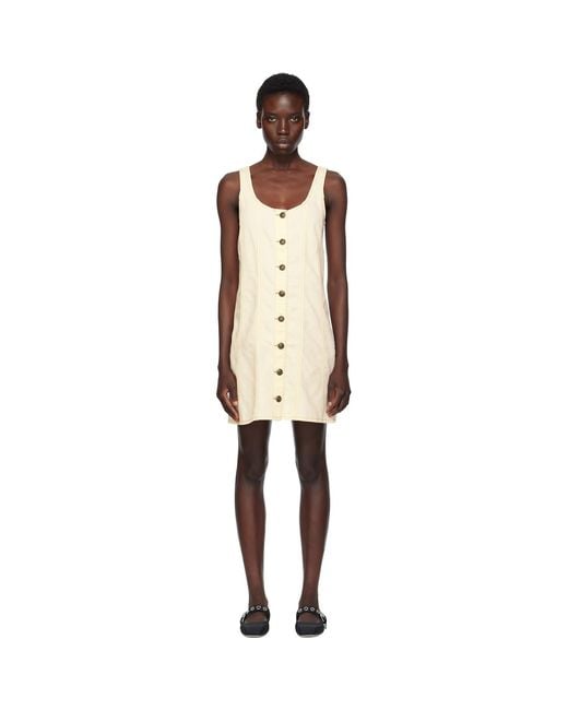 Rag & Bone Black Laney Denim Minidress