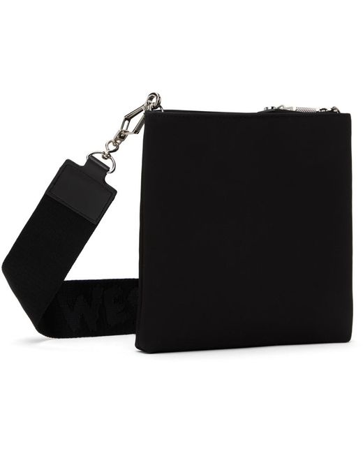Vivienne Westwood Black Squire Square Bag for men
