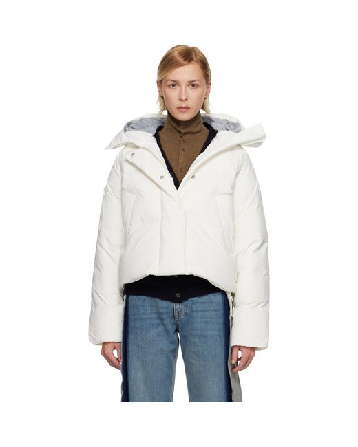 Canada Goose White Chilliwack Down Jacket