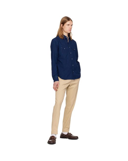 Tom Ford Blue Western Shirt for men