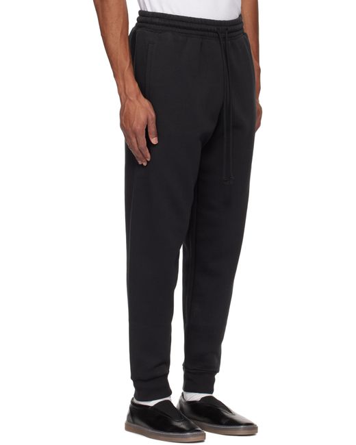 メンズ Skims ブラック Fleece Lounge テーパード スウェットパンツ Black