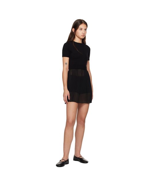 GUIZIO Black Evie Minidress