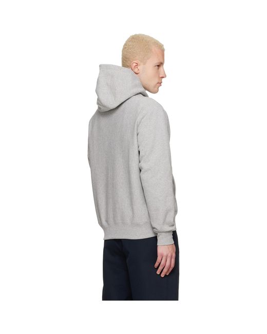 Noah NYC Gray Core Classic Hoodie for men