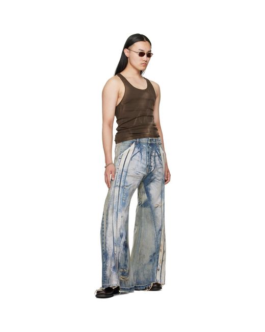 RIVINGTON roi Rebis Blue Apocrypha He Rose 2 Jeans for men