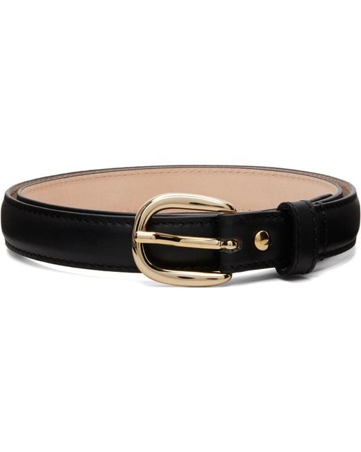 A.P.C. Black Rosette Belt
