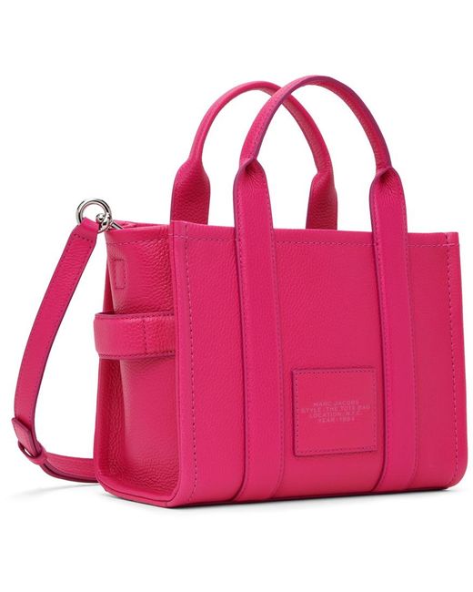 Marc Jacobs Pink 'the Leather Small' Tote