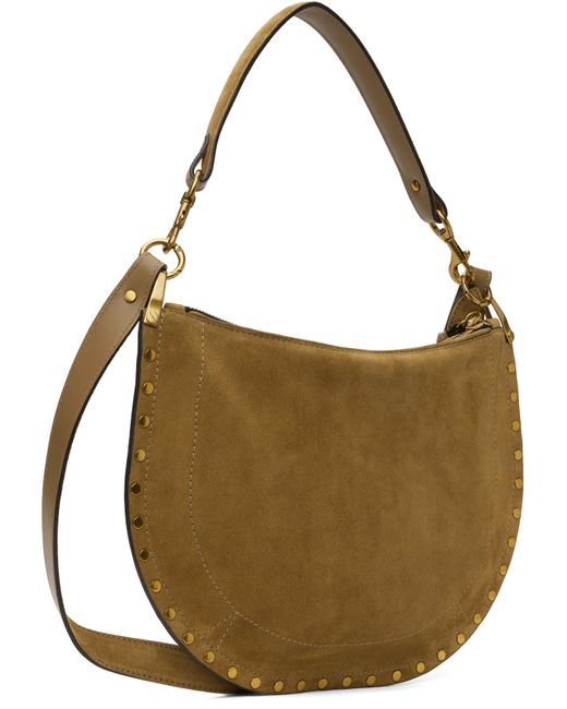 Isabel Marant カーキ Oskan ソフト ジッパー バッグ Brown