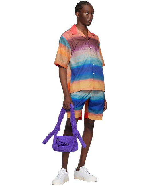 Short e à image imprimée Marni pour homme en coloris Blue