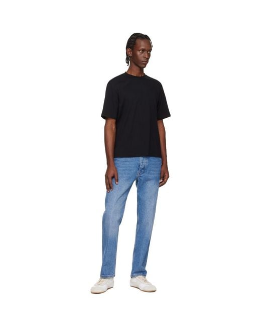 Studio Nicholson Black Bric T-Shirt for men