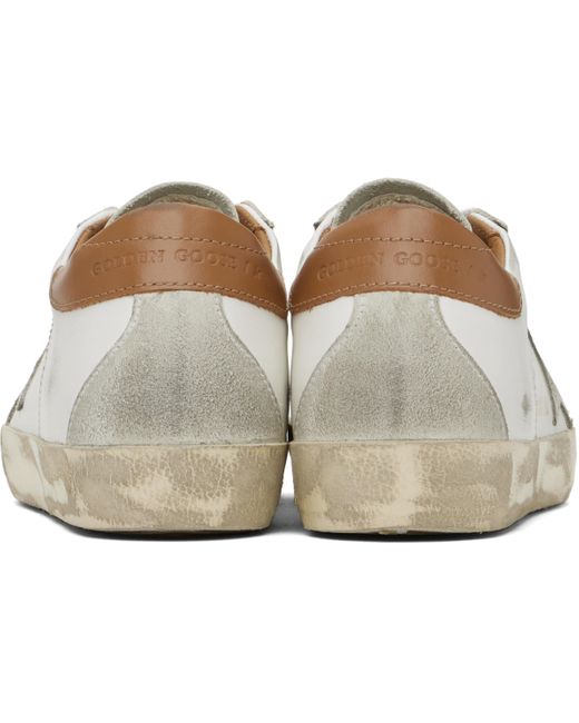 Golden Goose Deluxe Brand ホワイト Super-Star スニーカー Black