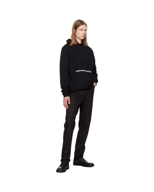 JKEEFER Black 'Heretics Flag' Hoodie for men