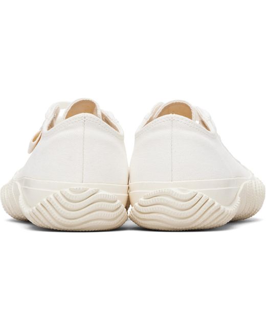 Y's Yohji Yamamoto Black Cotton Canvas Low-Top Sneakers