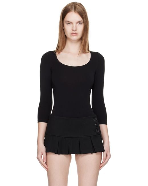 Justaucorps Tokio Noir À Entrejambe De Style Tanga Wolford en coloris Black