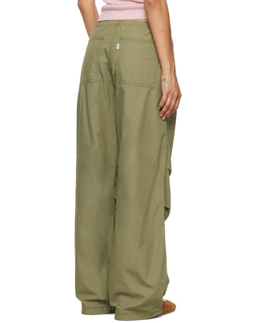 Levi's Green Khaki Parachute Trousers