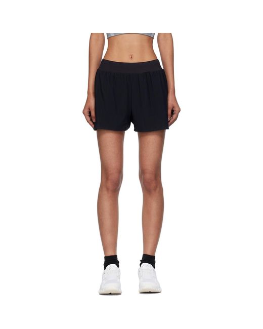 On Shoes Black Mesh Shorts