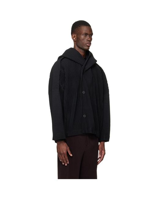 Homme Plissé Issey Miyake Black Homme Plissé Issey Miyake Monthly Colors March Jacket for men