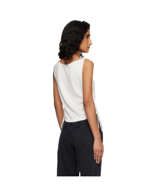 DUNST Black Off- Layering Knit Tank Top