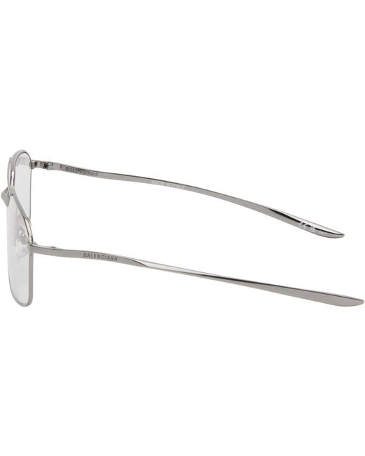 Balenciaga Black Gunmetal Everyday Sunglasses for men