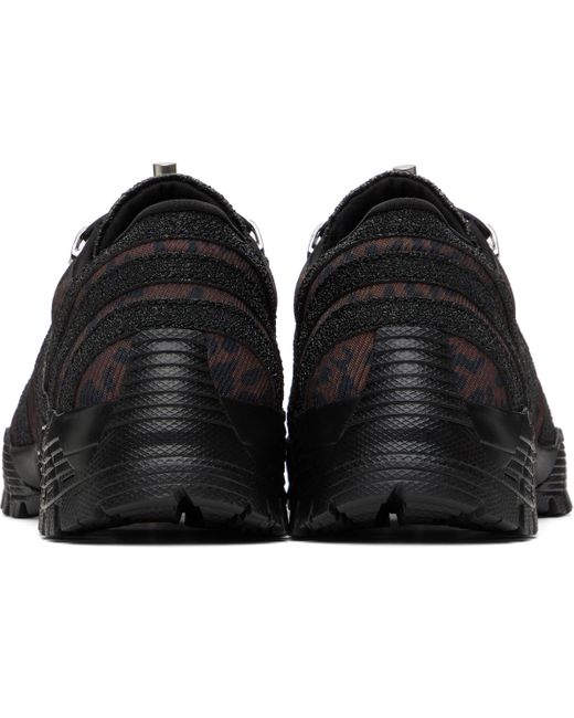 ANDERSSON BELL Black Sfumatura Sneakers for men