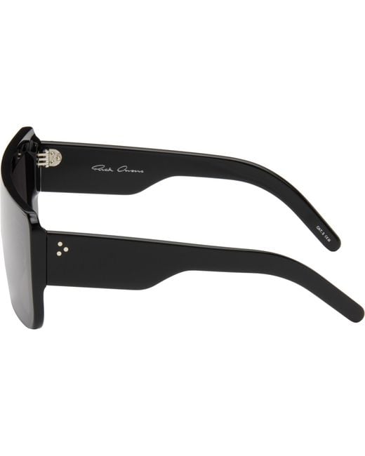 Rick Owens Gray Tower Documenta Sunglasses for men