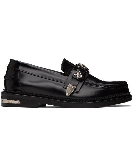 Toga Black Metal Loafers