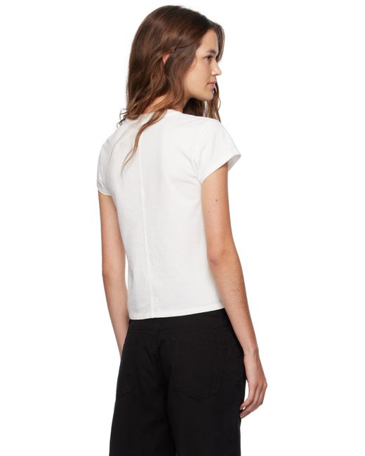 The Row ホワイト Tori Tシャツ Black