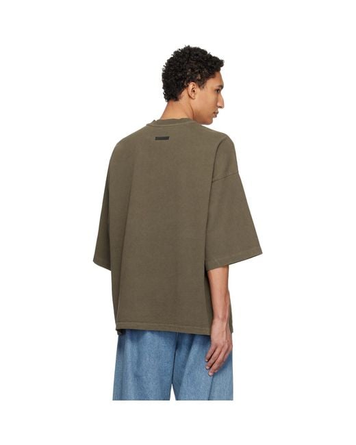 Fear Of God Green Baseball Club T-Shirt for men