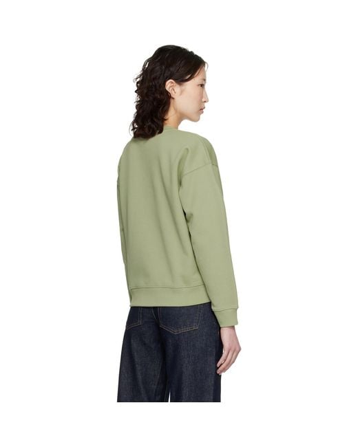 Maison Kitsuné Green Dressed Fox Comfort Sweatshirt