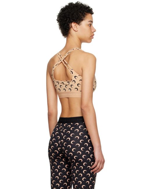 ー品販売 MARINE SERRE◇マリーンセル ムーンクロップド トップス ブラ