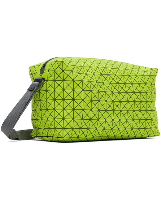 Issey Miyake Green Vinyl Saddle Bag for men